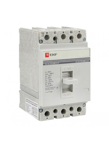Автоматический выключатель EKF PROxima ВА-99 250/250А 3P 35кА mccb99-250-250