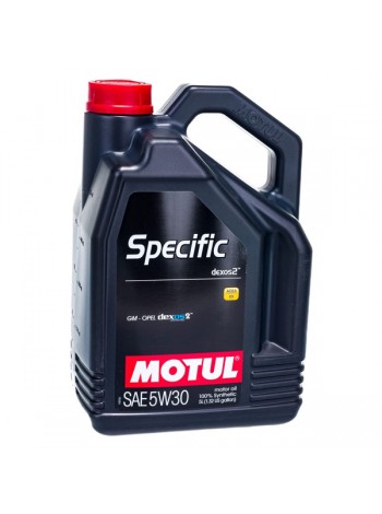 Синтетическое масло SPECIFIC DEXOS2 SAE 5W30 5л MOTUL 102643