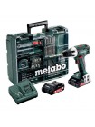 Аккумуляторный винтоверт Metabo BS 18 LT Set с набором оснастки 602102600