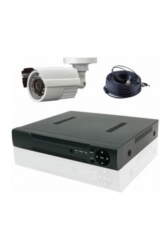 Комплект видеонаблюдения PS-link AHD 2Мп KIT-C201HD 1камера для улицы 2994