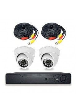 Комплект видеонаблюдения PS-link AHD 5Мп KIT-A502HD 2 камеры для помещения 3017