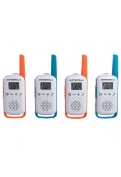 Комплект из четырех радиостанций Motorola T42 QUAD TALKABOUT, B4P00811MDKMAQ