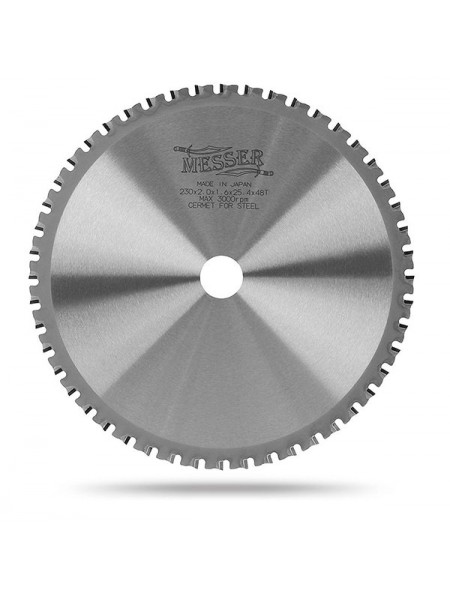 Пильный диск ТСТ для высокоуглеродистой стали (230х25.4 мм) MESSER 10-40-232