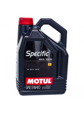 Синтетическое масло SPECIFIC 505.01 5W40 5л MOTUL 101575