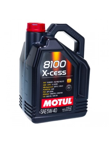 Синтетическое масло 8100 X-cess 5W40 5 л MOTUL 102870