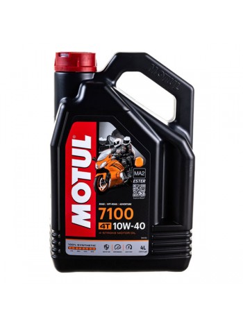 Моторное масло для мотоциклов 7100 4T SAE 10W40 4 л MOTUL 104092