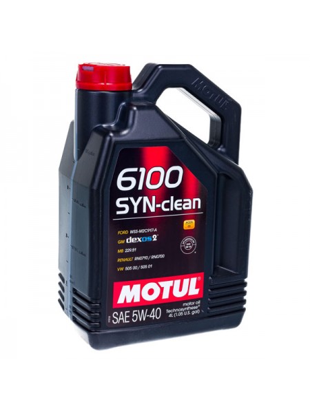 Моторное масло 6100 SYN-CLEAN 5W40 4 л MOTUL 107942