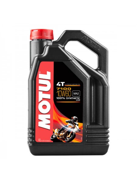 Моторное масло для мотоциклов 7100 4T SAE 10W60 4 л MOTUL 104101