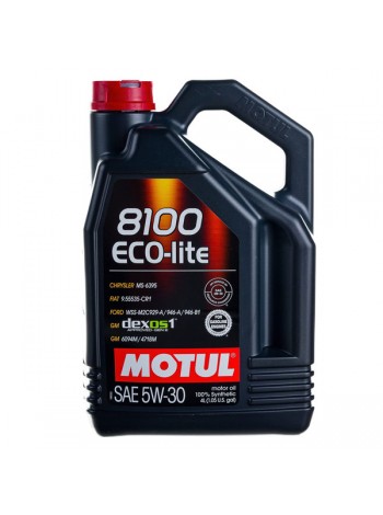 Синтетическое масло 8100 ECO-lite 5W30 4л MOTUL 108213