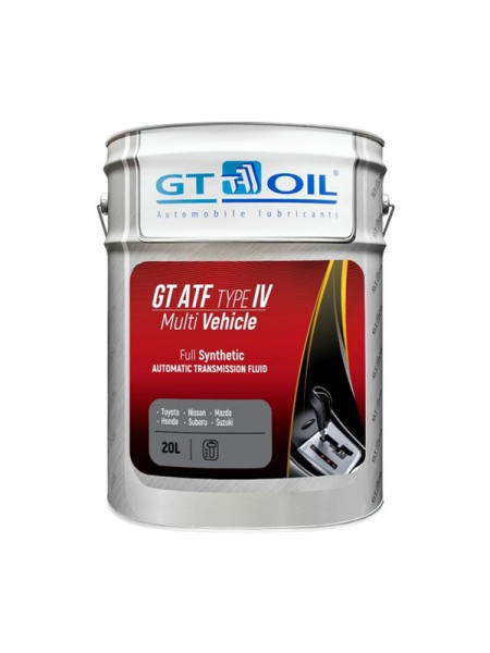 Масло ATF T-IV Multi Vehicle, 20 л GT OIL 8809059407974