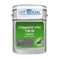 Масло Hypoid GL-4 Plus, SAE 75W-90, API GL-4/GL-5, 20 л GT OIL 8809059408490