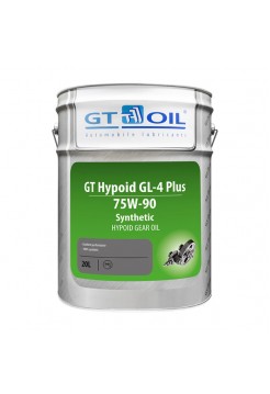 Масло Hypoid GL-4 Plus, SAE 75W-90, API GL-4/GL-5, 20 л GT OIL 8809059408490