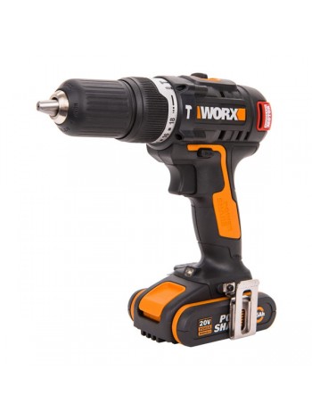Аккумуляторная бесщеточная ударная дрель-шуруповерт WORX WX367