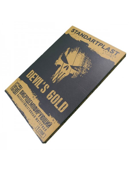 Вибродемпфирующий материал StP Devil's Gold, 8 листов 54219