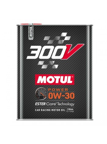 Моторное масло MOTUL 300 V POWER 0W30, 2 л 110856