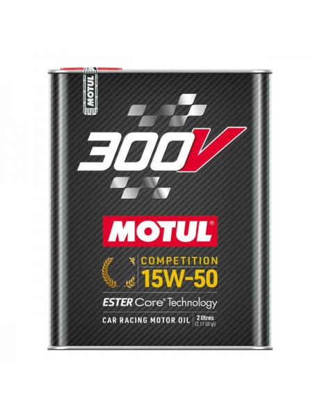 Моторное масло MOTUL 300 V COMPETITION 15W50, 2 л 110860