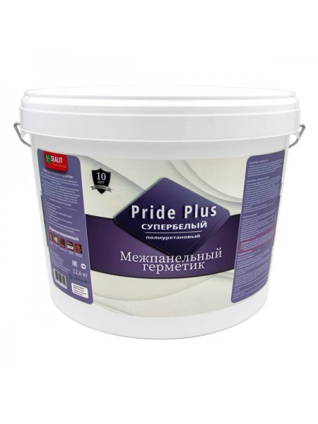 Двухкомпонентный полиуретановый герметик для межпанельных швов Sealit Pride Plus супер белый 12,6 кг 22001