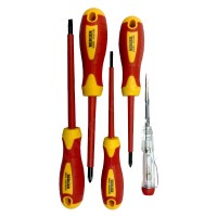 Набор диэлектрических отверток до 1000V, 5шт Berger BG BG1065