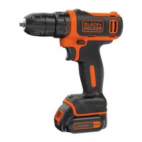 Компактная аккумуляторная дрель-шуруповерт Black&Decker 10.8В BDCDD12B-QW
