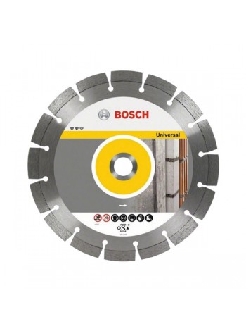 Диск алмазный отрезной Expert for Universal (230х22.2 мм) для УШМ Bosch 2608602568