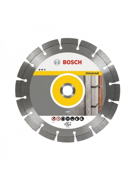 Диск алмазный отрезной Expert for Universal (230х22.2 мм) для УШМ Bosch 2608602568