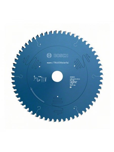 Диск пильный Expert for Multimaterial (216x30x2,4/1,8 мм) для торцовочных и панельных пил Bosch 2608642493