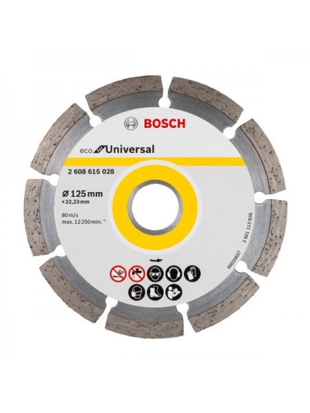 Диск алмазный ECO Universal (125х22.2 мм) Bosch 2608615041