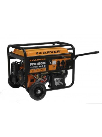 Электрогенератор бензиновый Carver PPG 8000E-3