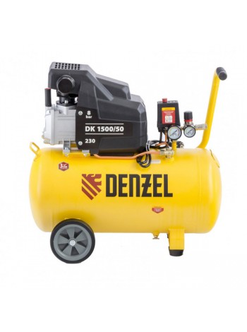 Воздушный компрессор Denzel DK1500/50,Х-PRO 1,5 кВт, 230 л/мин, 50 л 58064