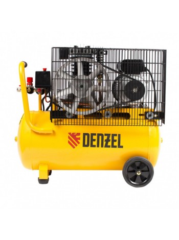 Воздушный компрессор с ременным приводом Denzel BCI2300/50 2.3 кВт, 50 литров, 400 л/мин 58113