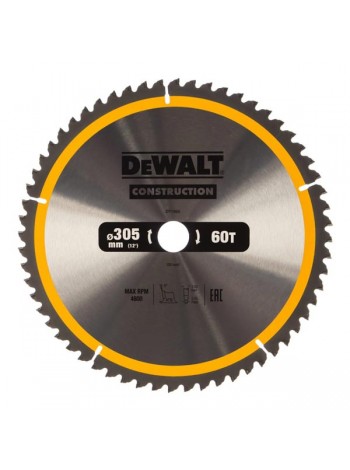 Пильный диск CONSTRUCT (305х30 мм; 60 ATB) Dewalt DT1960