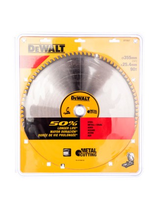 Пильный диск по стали (355х25.4 мм; 90 TCG) Dewalt DT1927