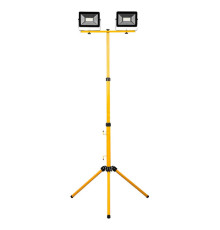 Прожектор на штативе Feron LL-503 2*50W 6400К 220V черный IP65 29568