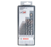 Набор 7 сверл по бетону SILVERPERCUSS Robust Line Bosch 2607010545