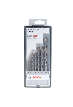 Набор 7 сверл по бетону SILVERPERCUSS Robust Line Bosch 2607010545