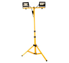 Прожектор на штативе FERON LL-502 2*30W 6400К 220V черный IP65 29567