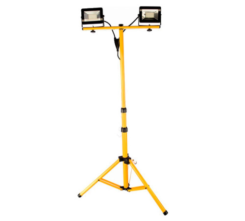 Прожектор на штативе FERON LL-502 2*30W 6400К 220V черный IP65 29567