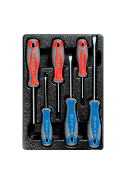 Набор отверток, ложемент, 6 предметов KING TONY 9-31106mr