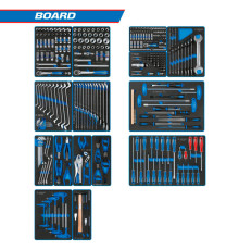 Набор инструментов для тележки, 15 ложементов, 325 предметов KING TONY BOARD 934-325MRVD