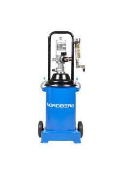 Пневматическая установка для раздачи густой смазки NORDBERG с баком 12 л NO5012