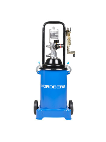 Пневматическая установка для раздачи густой смазки NORDBERG с баком 12 л NO5012