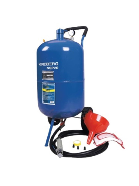 Пескоструйная установка NORDBERG бак для песка 74 л NSP20