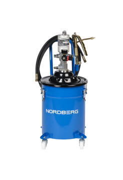 Пневматическая установка для раздачи густой смазки NORDBERG с баком 20 л NO5020