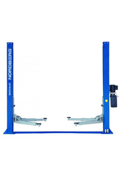 2х-стоечный подъемник NORDBERG N4121A-4T 220V 4 т, асимметричный ЦБ-00009456