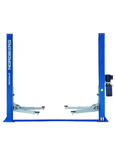 2х-стоечный подъемник NORDBERG N4121A-4T 220V 4 т, асимметричный ЦБ-00009456