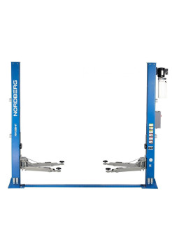 2х-стоечный подъемник с электростопорами NORDBERG N4120B-4T 380V 4 т, синий ЦБ-00012290