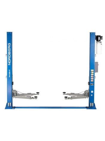 2х-стоечный подъемник с электростопорами NORDBERG N4120B-4T 380V 4 т, синий ЦБ-00012290