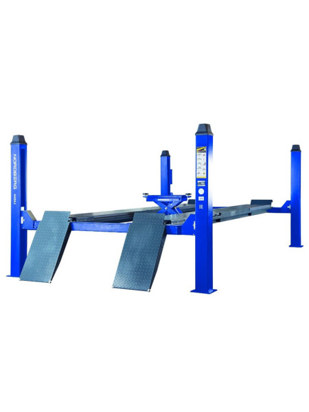 Подъемник NORDBERG 4х-стоечный 5т, с траверсой 2т, 380В для сход-развала /синий/ 4450