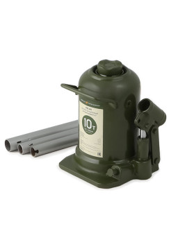 Гидравлический бутылочный домкрат Дело Техники двухштоковый, 10 т, 210-520 мм, 903410