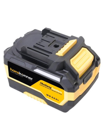 Аккумулятор Hanskonner 18 В, 1BatterySystem, 6.0 Ач HBP2006